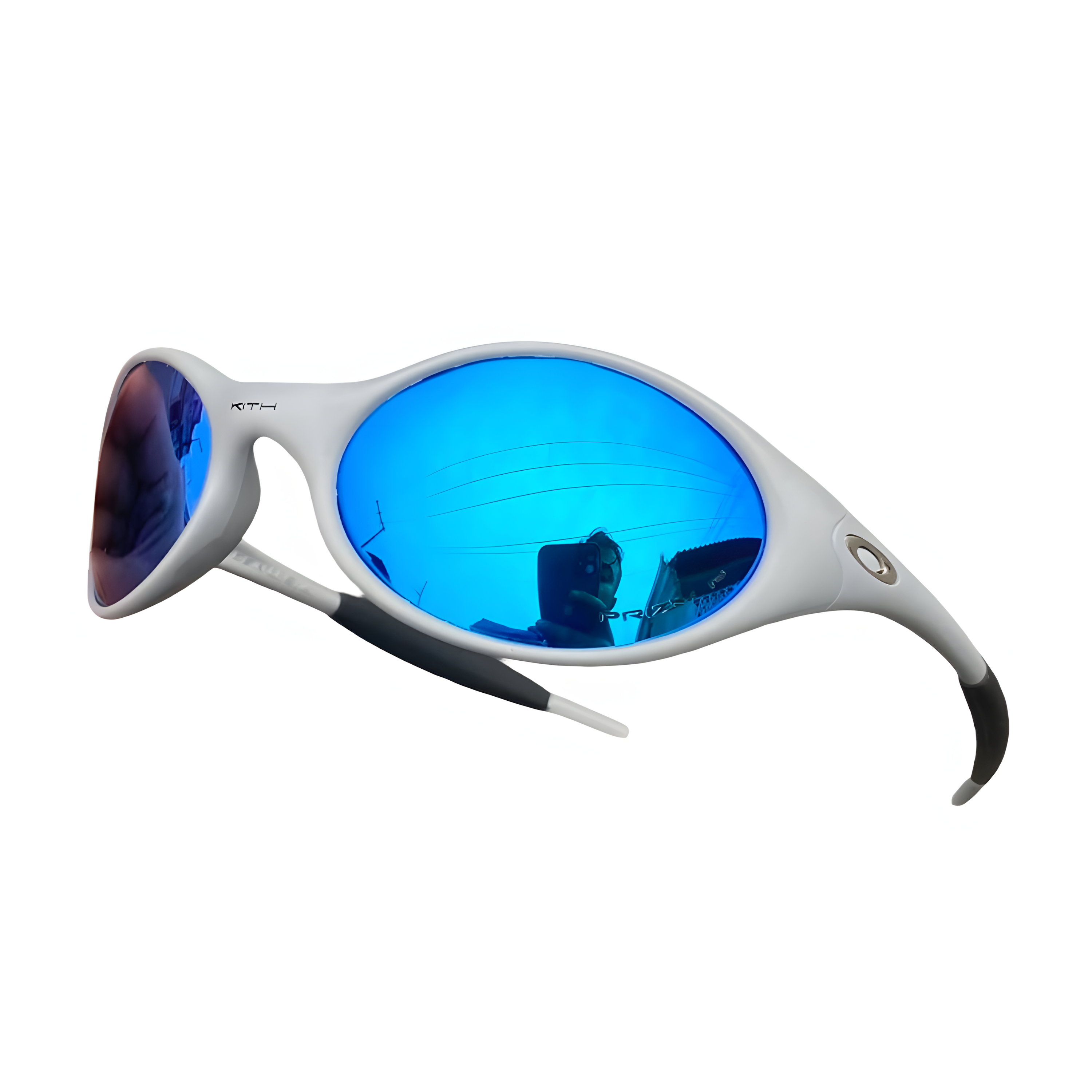 Eye Jacket — Cinza · Lente Azul