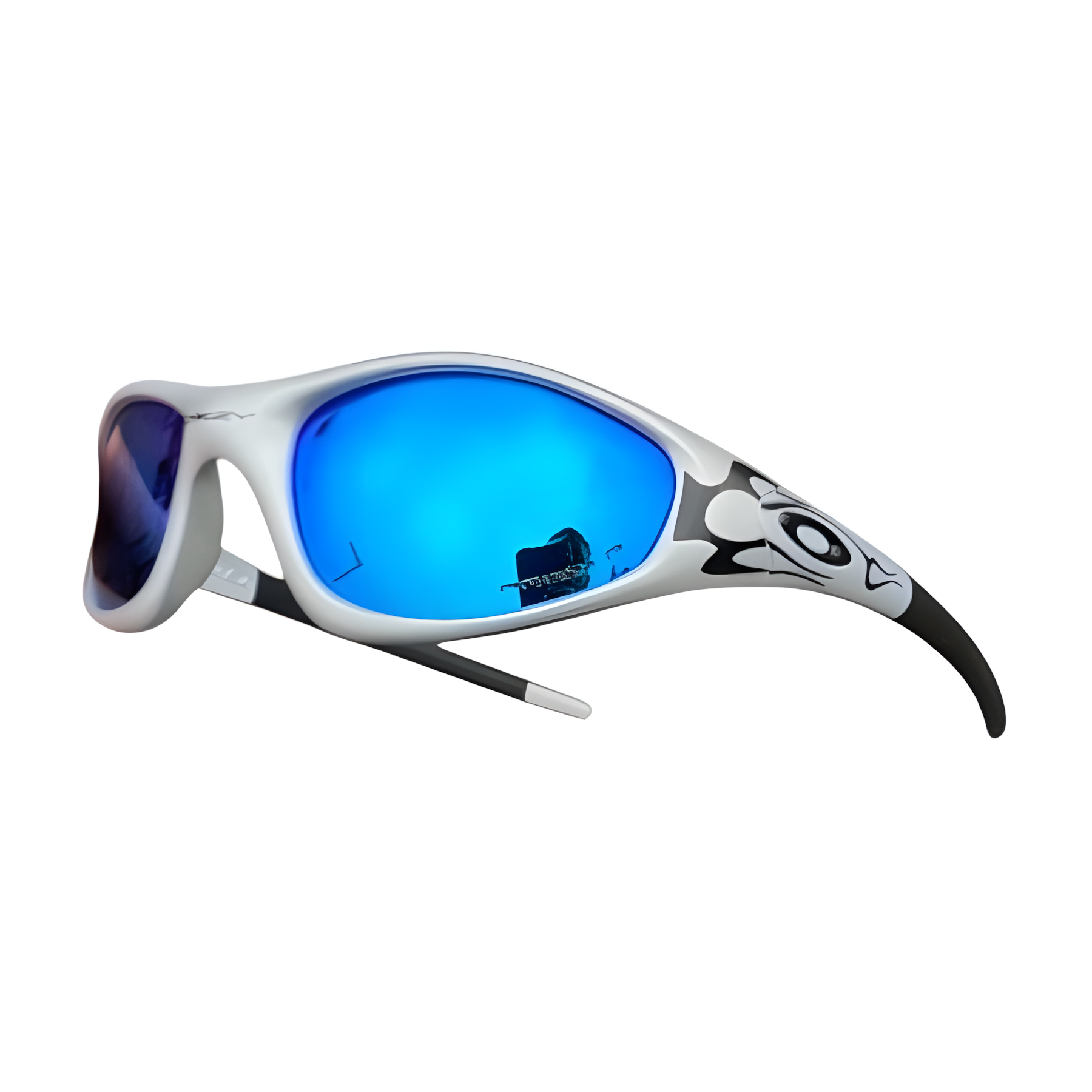 Straight Jacket Cinza — Lente Azul